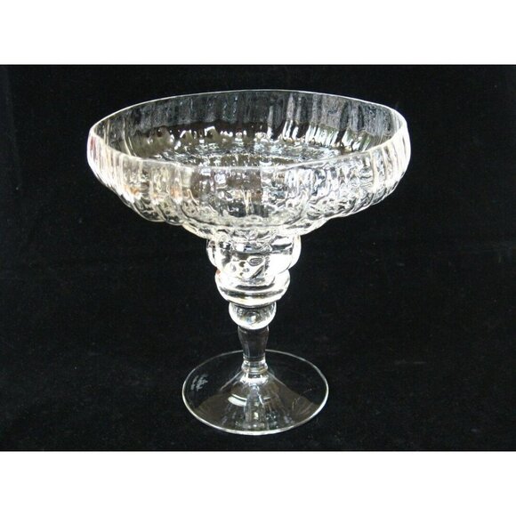 Rosenthal Studio Line Crystal Ice Texture Compote Designed By Tapio Wirkkala - Picture 1 of 8